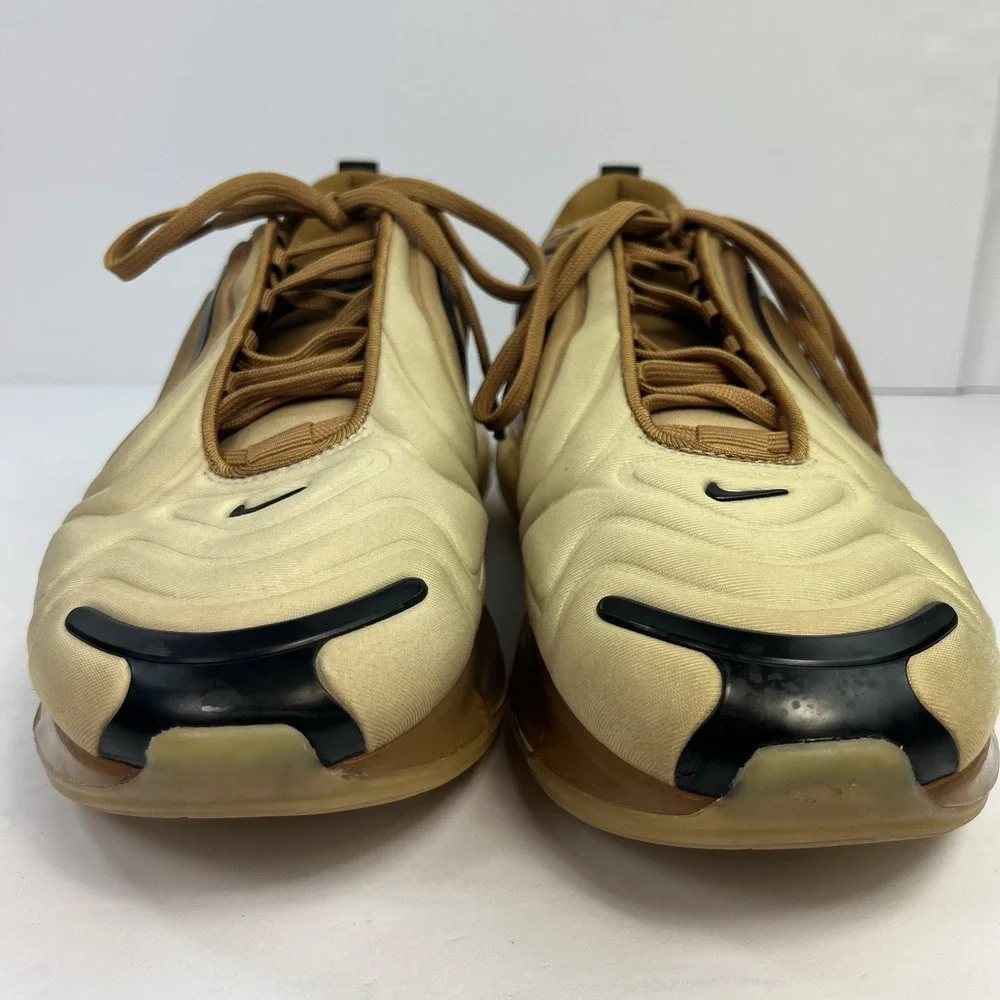 Nike Air Max 720 Wheat Black Club Gold Desert AO2924-700 Men's Size 9.5 Sneaker